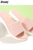 Women Sewing Slippers Casual Sandals Shoes for Women Summer New Platform Fashion Comfort Beach Slippers Sandalias Plus