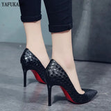 and American Sexy Elegant High Heels 2023 Pointed Toe Stiletto White Single Shoes OL Work Womens Shoes Fashion