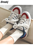 Women's Canvas Shoes Korean Fashion Platform Board Shoes Men Sneakers Casual Shoes for Women New Autumn Korean Women