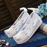 Breakj Shoes Bow Shoes Hanfu Shoes Gauze Hanfu Shoes Costume Sandals Summer Women Fashion And