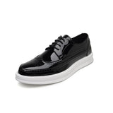 Breakj Small Leather Shoes Men's Business Dress Casual Thick Korean Version Versatile Classic Rock Tide Shoes