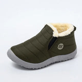 Shoes Winter Warm Boots For Women Fashion Waterproof Women's Shoes 2020 Platform Flat Female Lady Ankle Boots Botas
