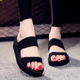 Women Platform Wedge Sandals Ladies Fashion Summer Slippers Woman Flip Flops 2023 New Women's Thick Bottom Shoes