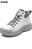 Running Shoes for Women 2023 Authentic Leather Platform Sneakers Femme Flats Tennis Female Casual Sports Girls