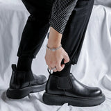 Breakj 2024 New Youth Round Head Help Cylinder Thick Bottom Fashion Fashion Foot Martin Boots