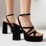 High Heels Women Sandals 2023 Spring Summer Brand New Dropship Walking Comfy Fashion Office Lady Women Shoes