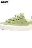 Women's Canvas Shoes Korean Fashion Platform Board Shoes Men Sneakers Casual Shoes for Women New Autumn Korean Women