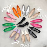Med Heels Woman 2023 New Spring Pointed Toe Pumps Women's Shoes Office Ladies Dress Pumps Shoes Party Wedding Shoes
