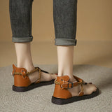 Breakj New Sandals Women Bohemian Roman Sandals Flat Fairy Wind Seaside Beach Shoes