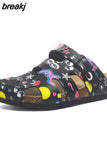 New Summer Buckle Cork Slipper 2023 Casual Women Beach Outside Non-slip Closed Toe Cut-outs Slides