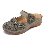 Fashion Sandals Flat Ladies Flower Sandals Comfortable Female Soft Bottom Shoes Leisure ladies Hollow Out Light