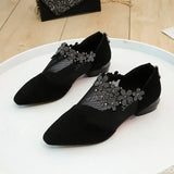 2023 Sandals for Women Retro Rhinestone Sandals Women Elegant Flower Square Heel Sandals Mesh Light Sandals Summer