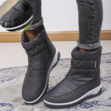 Thicken Warm Waterproof Snow Boots Women 2022 Winter Long Plush Platform Ankle Boots Woman Non Slip Cotton Padded