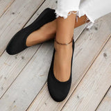 Breakj Size Single Shoes Women 2023 Spring Autumn New Round Head Cover Foot Lazy People A Foot Pedal Casual Single Shoes