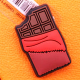 Candy Croc Charms Original Cute Grapes Chocolate Ice Cream Fried Chicken Shoe Accessories Lemon Apple Clog Decoration