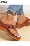 Women Sandals 2023 New Summer Sandals Shoes For Women Flip Flops Outdoor Low Heels Slippers Beach Footwear Summer Zapatos
