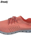 mesh breathable slip-on flat tennis casual shoes walking shoes plus size sports shoes ladies vulcanized shoes