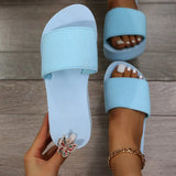 Women Wedges Slippers Platform Sandals Hot Sale Summer Shoes 2023 New Casual Beach Flats Ladies Slides Shoes Home Flip