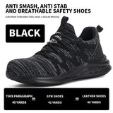 Safety Work Shoes Stab Proof Security Boots Anti-Smashing Protective Working Outdoor Sneakers Men Breathable