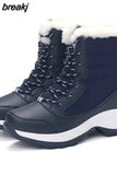Women Boots 2023 Winter Boots With Platform Heels Snow Botas Mujer Keep Warm Ankle Boots Female Women Shoes Winter