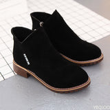 Shoes Women Fashion Thick Sole Ankle Boots Comfortable Plus Size Snow Boots for Women Female Platform Boots Botas De