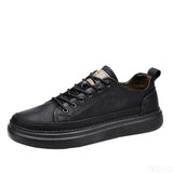 Men Casual Shoes Outdoor PU Leather Breathable Comfortable Men's Shoes 2023 Spring Men Sneackers Male Skate Shoes