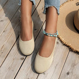 Breakj Size Single Shoes Women 2023 Spring Autumn New Round Head Cover Foot Lazy People A Foot Pedal Casual Single Shoes