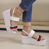 Hot Sale Women's Shoes New Rome Payment Women's Sandals Summer Peep Toe Platform Sandals New Casual Women Flat