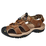 Men Shoes 2023 Genuine Leather Men Sandals Outdoor Male Beach Slippers Man Sandals Plus Size