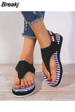 for Women 2023 Fashion Roman Women's Sandals Summer Fashion Platform Women's Thong Sandals Casual Female Beach