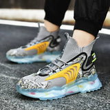 Men Sneakers 2023 Breathable Non-Slip Popcorn Men Platform Casual Sneakers Male Outdoor Tennis Fashion Sport