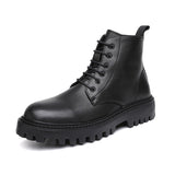 Breakj Boots Male British Style Black Fashion Ankle Boots