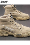 Casual High Top Shoes for Men 2023 Winter Desert Boots Outdoor Hiking Boots Ankle Boots Comfort Sports Buty Robocze