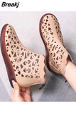 New Spring Sandals Women Fashion Breathable Flat Woemn Shoes Soft Non-slip Comfortable Plus Size Sandalias De Mujer