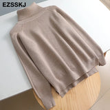 winter women's turtleneck loose warm women's sweaters 2021 women's jumper long sleeve thick sweater oversize