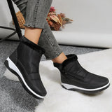 Down Waterproof Snow Boots for Women 2023 Winter Thick Plush Platform Ankle Boots Woman Comfortable Non Slip Cotton