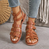 Woman Trend Rome Women's Shoes Summer Sandals Female Daily Outdoor Solid Open Toe Flat Sandals Female Bohemia Beach