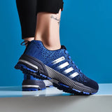 Men's Shoes Portable Breathable Running Shoes 46 Large Size Sneakers Comfortable Walking Jogging Casual Shoes