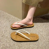 Breakj Flat-Bottomed Flip-Flops Women's New European Net Red Comfortable Soft Bottom Feet Beach Cool Slippers In The Summer Of