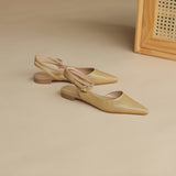 Summer New Band Women Sandal Fashion Pointed Toe Cross Strpa Gladiator Shoes Dress Flat