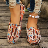 / Summer 2024 New Women's Shoes Casual Flat Bean Shoes Round Head Shallow Mouth Women's Single Shoes Large Size Women's