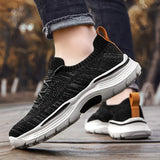 Men Casual Shoes Comfortable Mesh Shoes Summer Breathable Men Loafers Wide Slip On Walking Shoes Men