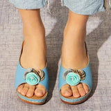 Casual Sandals Women Wedges Sandals Flowers Open Toe Fish Mouth Med Summer Women Shoes Fashion 2023 High Heel