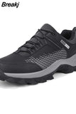 New Men's Sports Shoes Casual Leather Footwear Winter Sneakers Waterproof Lace Up Comfortable Men's Outdoor Walking