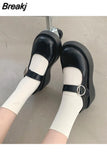 Women's Shoes Platform Autumn Oxfords Female Footwear Clogs Fall Retro Leather Dress Summer Fabric Mary Janes Basic Rome
