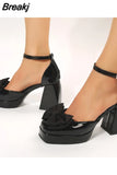 High Heeled Women Pumps 2023 New Fashion Niche Design Sense Mary Jean Shoes French Style Buckle Strap Pumps Spring