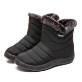 Boots Women's Boots Non-slip Women Winter Boots Fur Warm Ankle Boots For Women Down waterproof Booties Botas Mujer