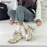 Platform Sneakers Women's Shoes 2023 Fashion Casual Sneaker Girls Baskets Running Designer Shoes Ladies Tennis Female
