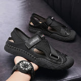 Men Sandals Non-slip Summer High Quality Outdoor Beach Slippers fashion Casual Shoes Cheap Men's shoes Water Shoes