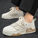 Men Skateboarding Shoes Canvas Comfortable Thick Bottom Platform Shoes Men Casual Vulcanized Shoes Sneakers Student
